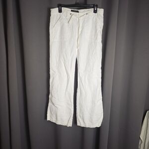 Sanctuary Clothing White Linen Drawstring Pants – Women’s Size 28
